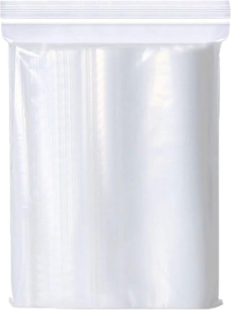 100Pcs 10x15cm Thickening Resealable Small Grip Seal Bags,Resealable Seal Clear Plastic Bags Sealable Storage Pouches,Small ZipLock Bags Sample bags for Home,Kitchen Storage,Crafts,Jewellery,DIY Arts