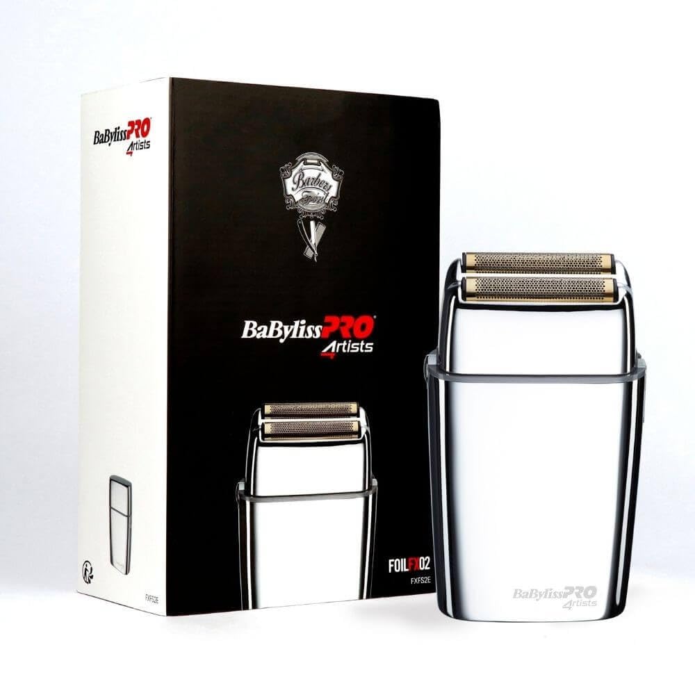 BaByliss Pro FOILFX02 Metal Double Foil Shaver, Grey, Estandar