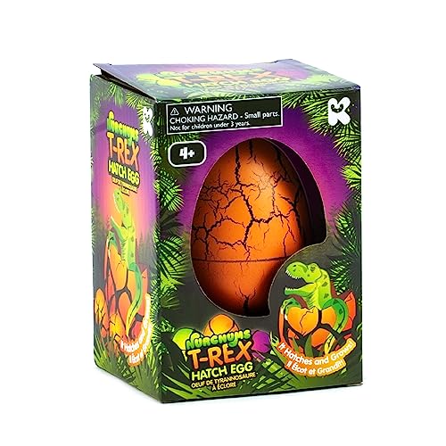 Keycraft Nurchums Large T-Rex Hatching Egg, Hatch and Grow Your Own Realistic Dinosaur, 11cm