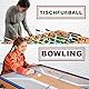 SereneLife 4-in-1 / 5-in-1 Multifunktionstisch – inkl. Billardtisch, Tischtennisplatte, Tischkicker, Kickertisch, Airhockey Tisch, Shuffleboard & Bowling Tische – Spieltisch Kinder & Erwachsene