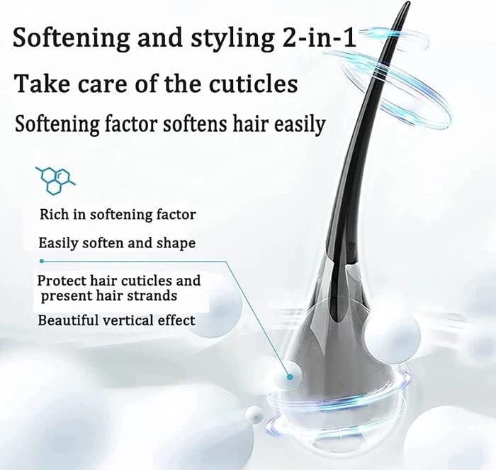 Miniatura 5 de Crema alisadora de cabello para alisar el cabello unisex, crema para alisar el cabello con proteínas, tratamiento para alisar el cabello rizado para