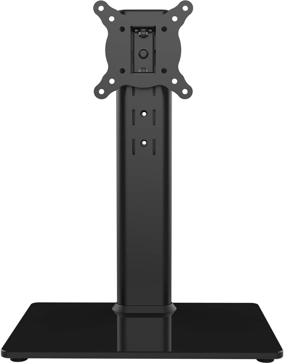 Amazon.co.jp ユニバーサルスイベルテレビスタンド/ベーステーブルトップテレビスタンド、90度回転、4レベルの高さ、ヘビー