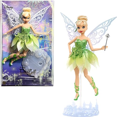 Mattel Disney100 Articulated Tinkerbell Doll with Glitter