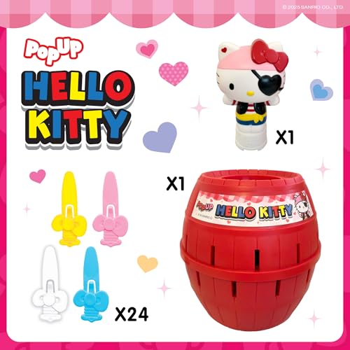 Image of TOMY Pop Up Hello Kitty Game - Family Action Game - 2-4 Players | Officially Licensed Sanrio Hello Kitty Game, Easy to Play Preschool Games, Family Game Night, Hello Kitty Toys, Ages 4 Years+