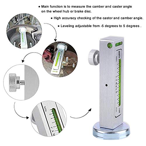 Besita Adjustable Magnetic Gauge Tool Camber Alignment Tool Strut Wheel Alignment Tool For Truck Car Rv Tire Repair(1Pcs) #TOP2