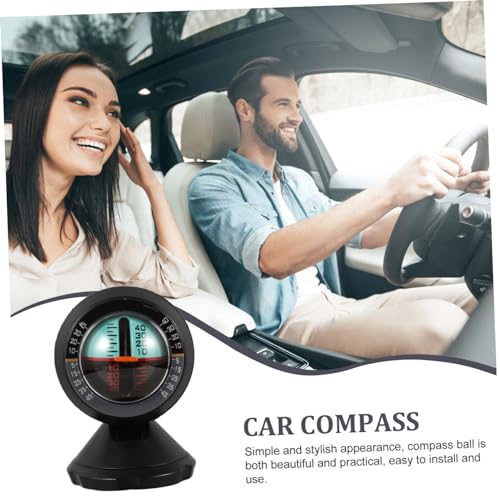 Brújula para auto BESPORTBLE con soporte dashboard miniatura 5