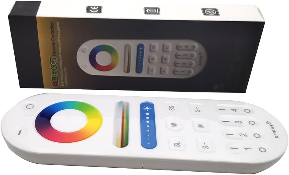 Vrabocry LM091 RGBCCT remote control and its packaging