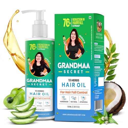 NIDHI’S GRANDMAA SECRET 13 Herbs Hair Oil For Men & Women | Promo...