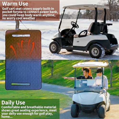 TUYUU Heated Golf Cart Seat Cover