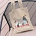 Goboxad Christmas Canvas Tote Bag - Eco-Friendly Beach & Grocery Bag, Aesthetic Totes, Perfect Teacher and Christmas Gifts (Cats' Family)