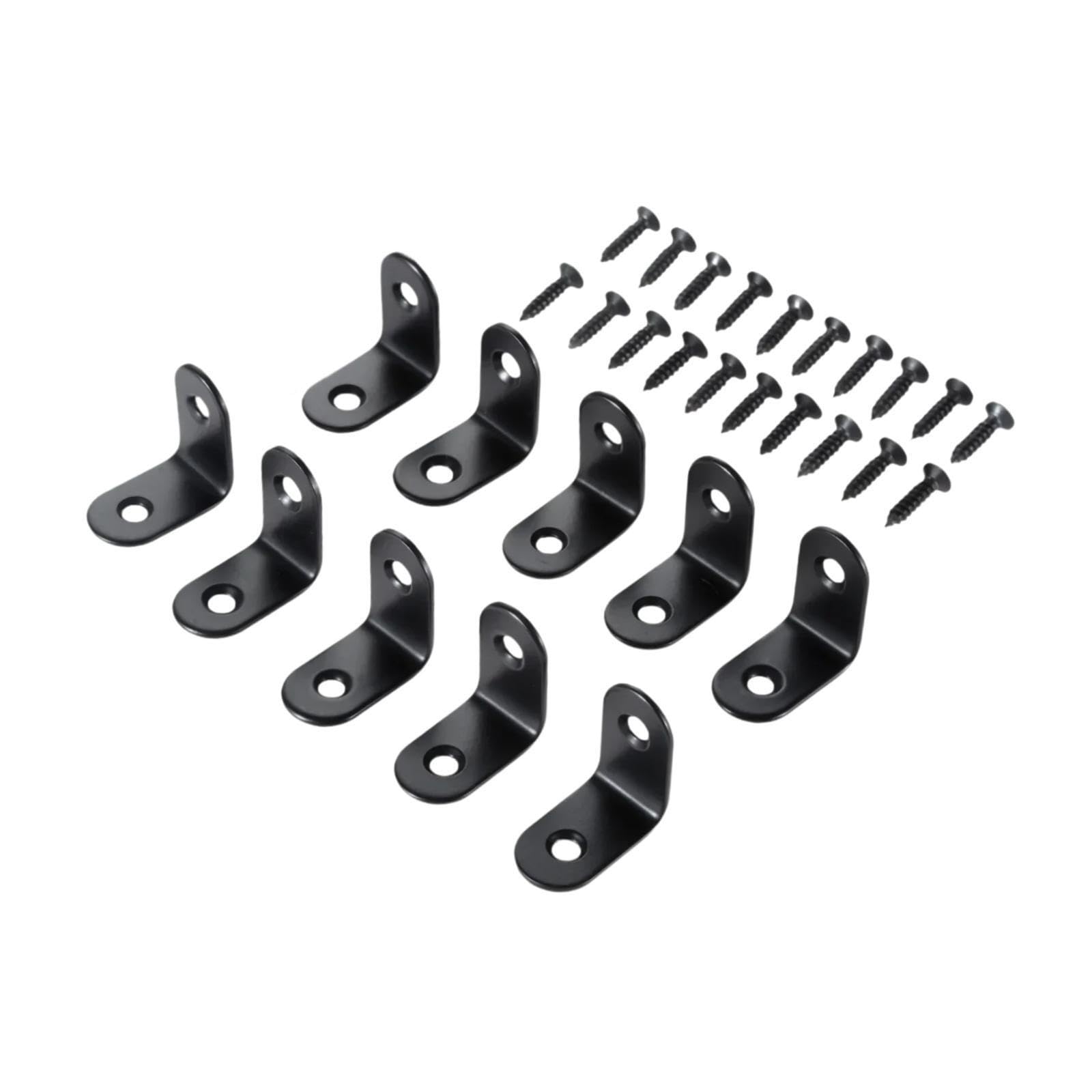 POXZSFX Reliable 90 Degree Corner Bracket with Incorporating Screws Offering Structural Support for Corner Reinforcement Joint Right Angle Bracket Stainless