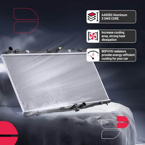 Image of BDFHYK CU13116 Aluminum Radiator for Toyota Sienna 11-16, Lexus RX350 12-15