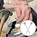 250pcs Horse Shoes, 2.1 Inches E6 Horseshoes Nails, Stainless Steel Horse Shoeing Tools, 2.1