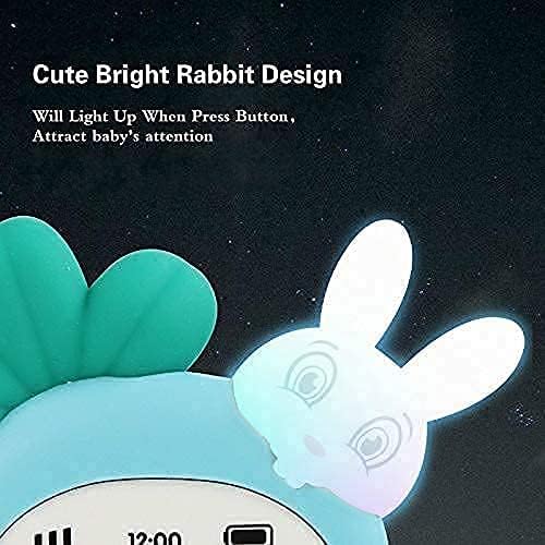 SHIVAARO Childhood Educational Toys Digital Mobile Phone with Touch Screen, Sound, and Light - Rabbit Phone Birthday Gifts for Boys and Girls 3