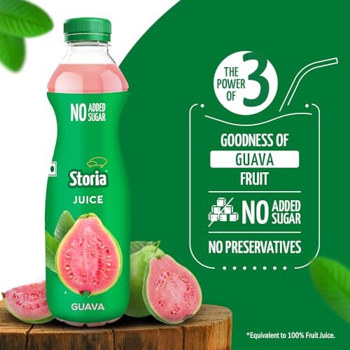 Image of Storia Fruit Juice- Guava- No Added Sugar & No Preservatives- 750 ml PET Bottle