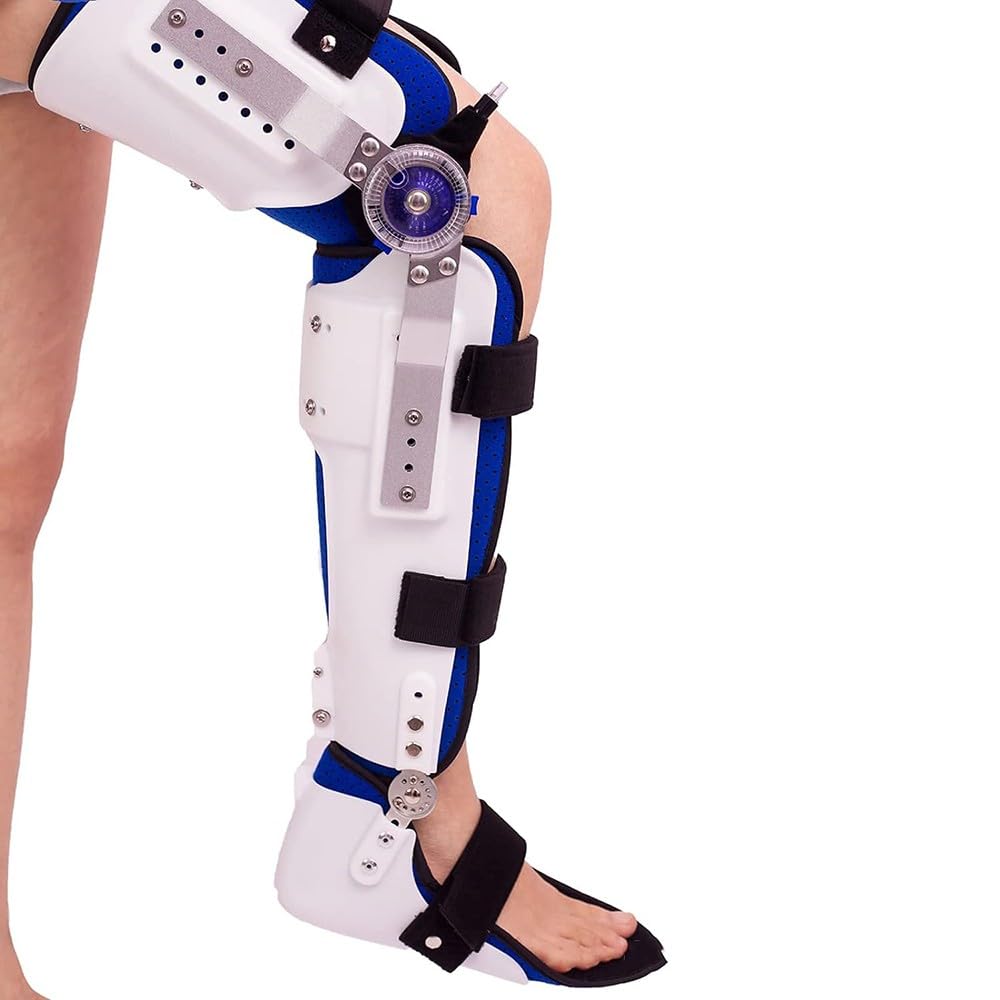 膝足首足装具装具　ヒップウォーキングブレース膝手術 右足用 Amazon.co.jp: 膝足首足装具ウォーキングブーツ付き股関節外転