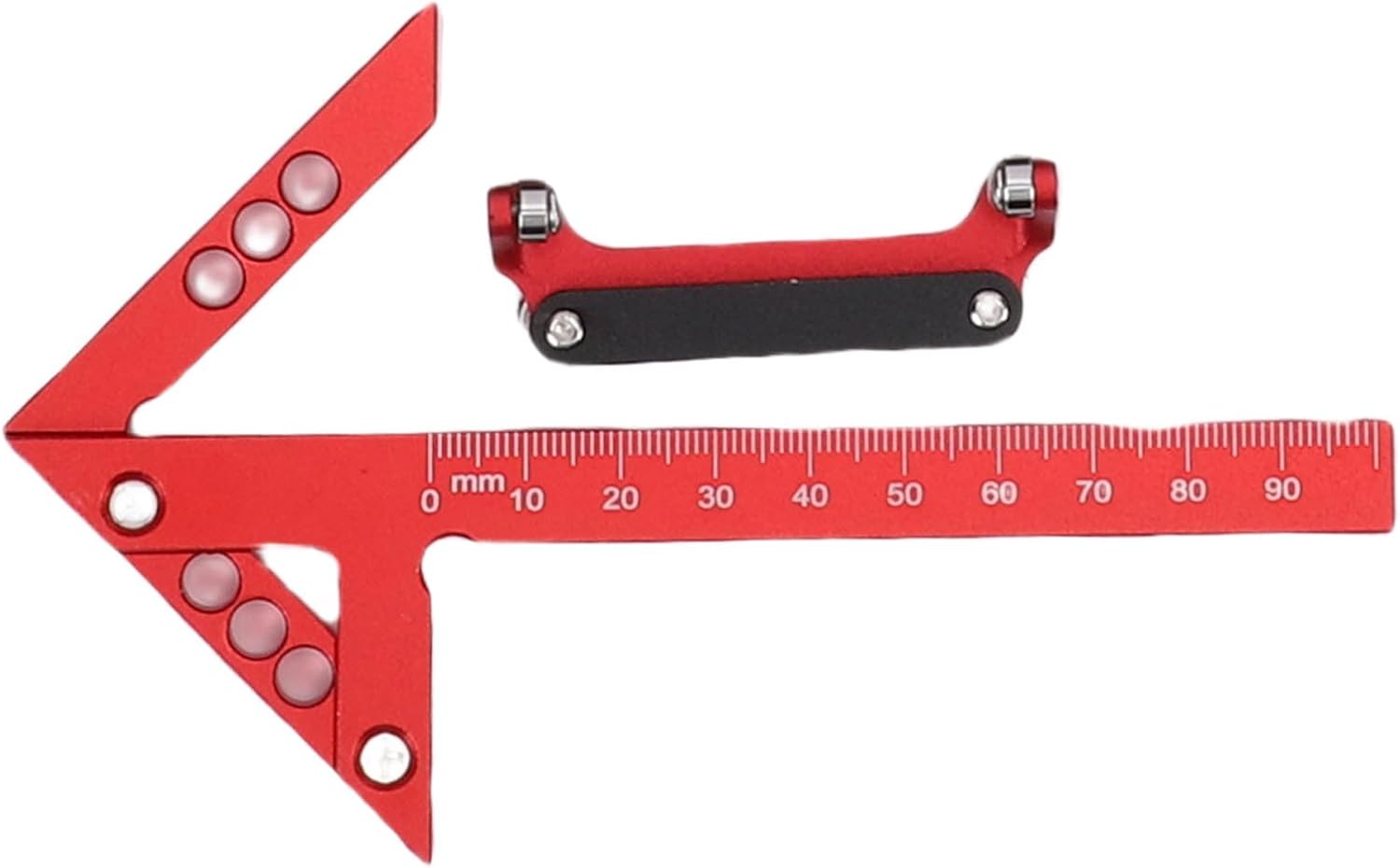 BAFOVY Woodworking Measurement Tool Kit, Aluminum Alloy with 9 Layout Tools for Woodworking Projects and Board Splicing