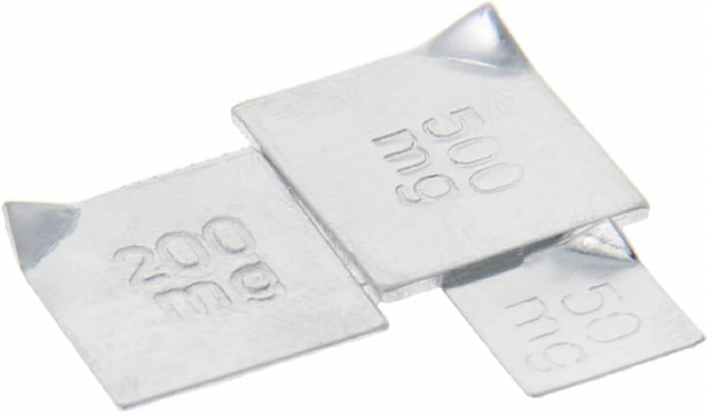 Utoolmart Scale Weights Calibration 500mg-10mg 6pcs M2 Class Calibration Weights Aluminum Box Set