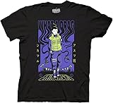 Ripple Junction Naruto Shippuden Men's Short Sleeve T-Shirt Shikamaru Nara What A Drag Anime Crew Neck L Black
