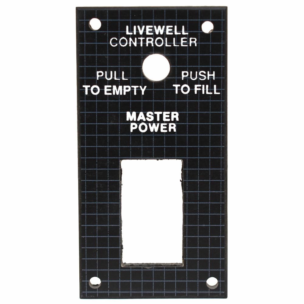 Bass Cat Boat Blank Panel | Livewell Controller 2 x 4 Inch Grid