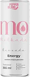 Energético Funcional Revoada Mo Molhada 355ml Sabor Guaraná, Colágeno, Maca Peruana e Vitaminas Pepper Blend