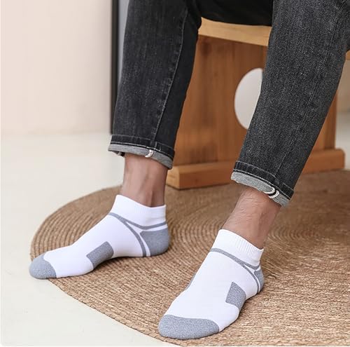 Image of 12-30 Pairs Low Cut Ankle Socks for Men Thin Breathable Casual No Show Athletic Socks Bulk