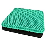⭐ 【Atmungsaktiv / kühl】Diese einzigartige Waben-Kühlstruktur aus Gel hilft die Luftzirkulation erheblich, so dass die Temperatur neutral bleibt, anstatt zu erhitzen, wo Sie sitzen, um den Boden kühl zu halten. Kann in der Maschine in warmem Wasser gewaschen und an der Luft getrocknet werden. Der Bezug kann auch gewaschen werden.