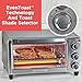 BLACK+DECKER TO1313SBD Toaster Oven, 15.47 Inch, Silver