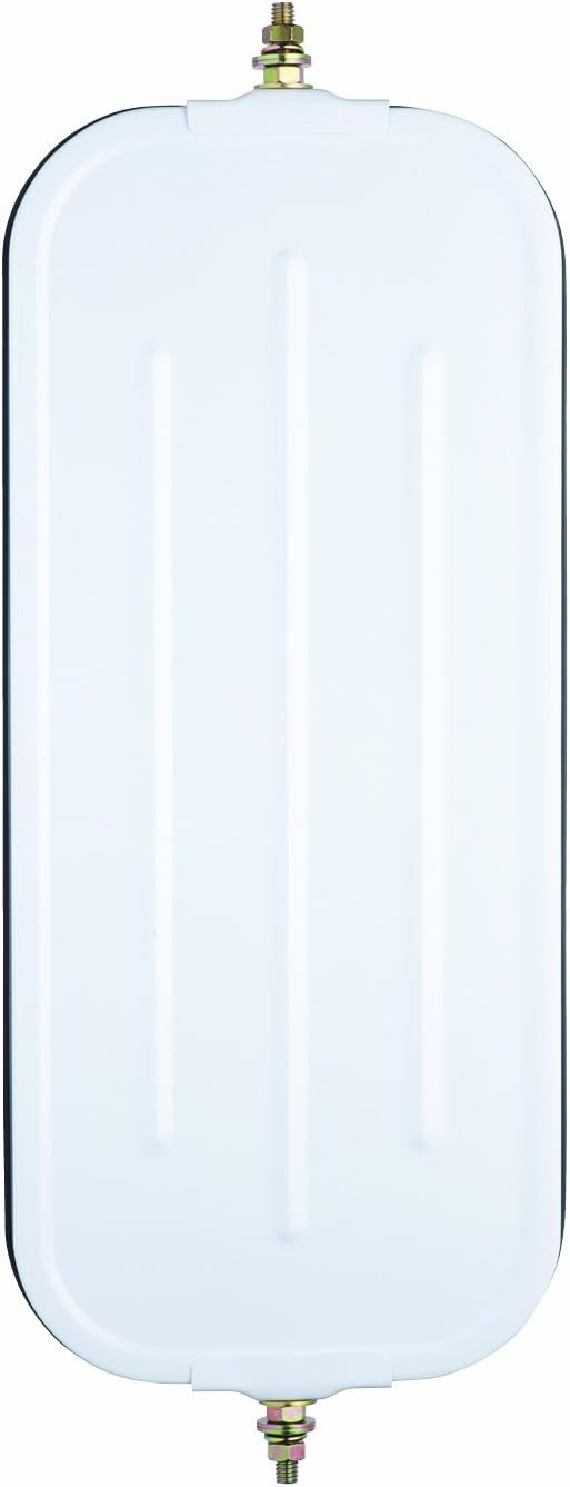 Fit System RH072W 7" x 16" White West Coast Ribbed-Back Mirror Head