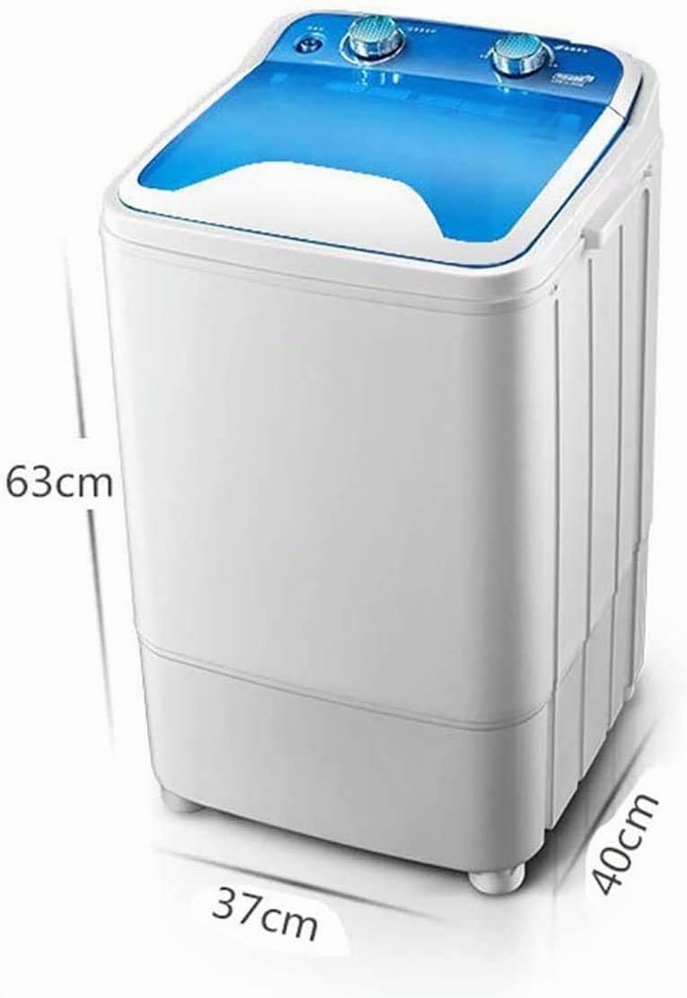 Lavatrice Portatile 7KG capacità Totale Lavaggio Singolo Vasca Centrifuga Disidratazione Pulizia Profonda UV Compatto per dormitori da Campeggio Appartamenti Camere,Nero