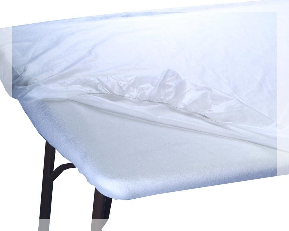 Disposable Water Resistant Fitted Massage Table Sheet Bed Covers 76x36x6 (10 Count)
