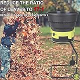 Zoom IMG-2 ddzjtpp trituratore elettrico per foglie