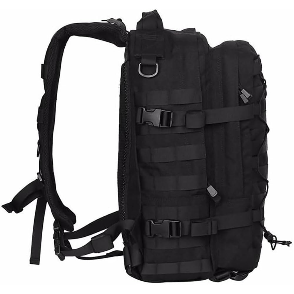 Zaino Borsa per Utensili, Sport All'aperto Alpinismo E Caccia Borsa, Viaggio Escursionismo Pesca Multifunzionale-Nero