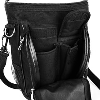 Intech USA Golf Bag Cooler and Accessory Caddy, Black, 12" X 8" X 6"