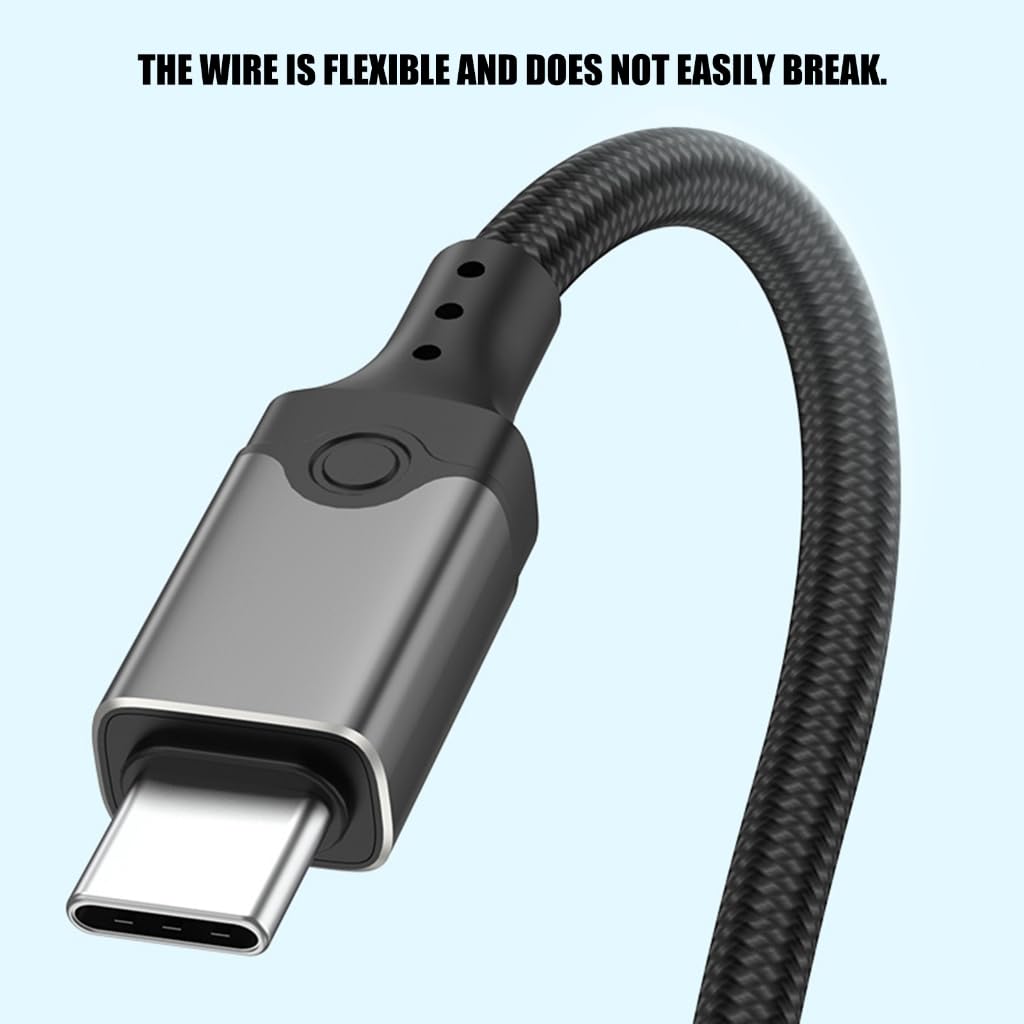 Cavo USB 5 da 240 W, 16 K a 60 Hz, cavo USB C, trasferimento dati 80 Gbps