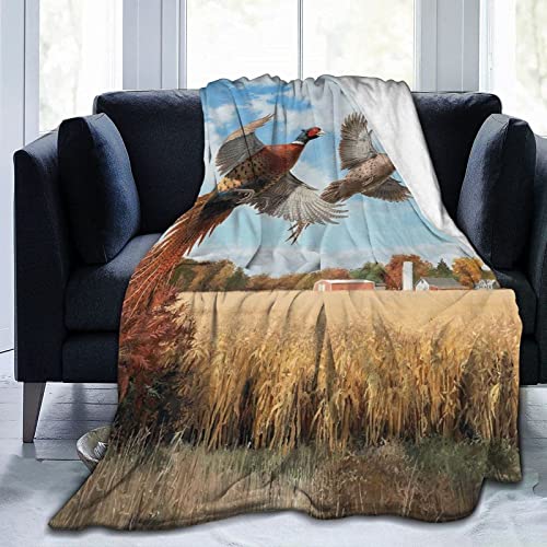 Couverture de Jet Canard Chasse Animal Chaud Flanelle Polaire Peluche canapé Couverture comme Couvre-lit/Couverture/Couverture de lit/draps de lit 200 X 150 cm Cover