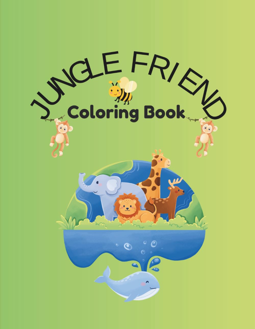 Jungle Friend Coloring Book