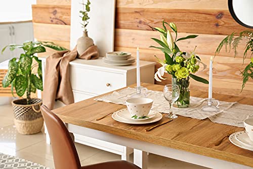 Glass Candle Holder For Candlesticks - Set Of 2, Chamberstick Style With Handle, 4 Inch, Modern Farmhouse Design, Clear Glass, Wedding Centerpiece Or Vintage Christmas Decor #TOP4