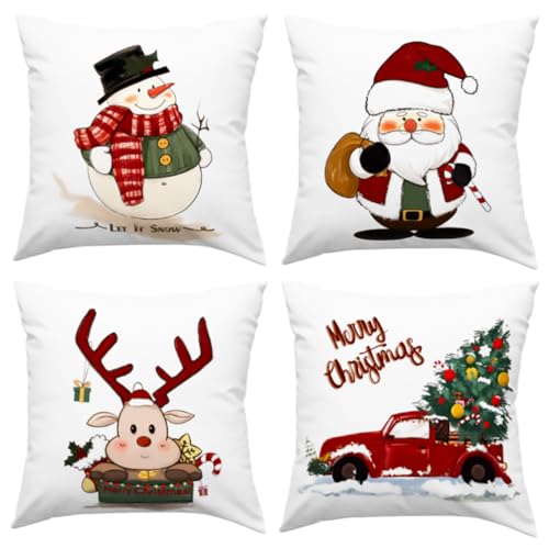 Weihnachtsdeko Innen Weihnachtskissen Kissenbezug 45x45 Weihnachten...