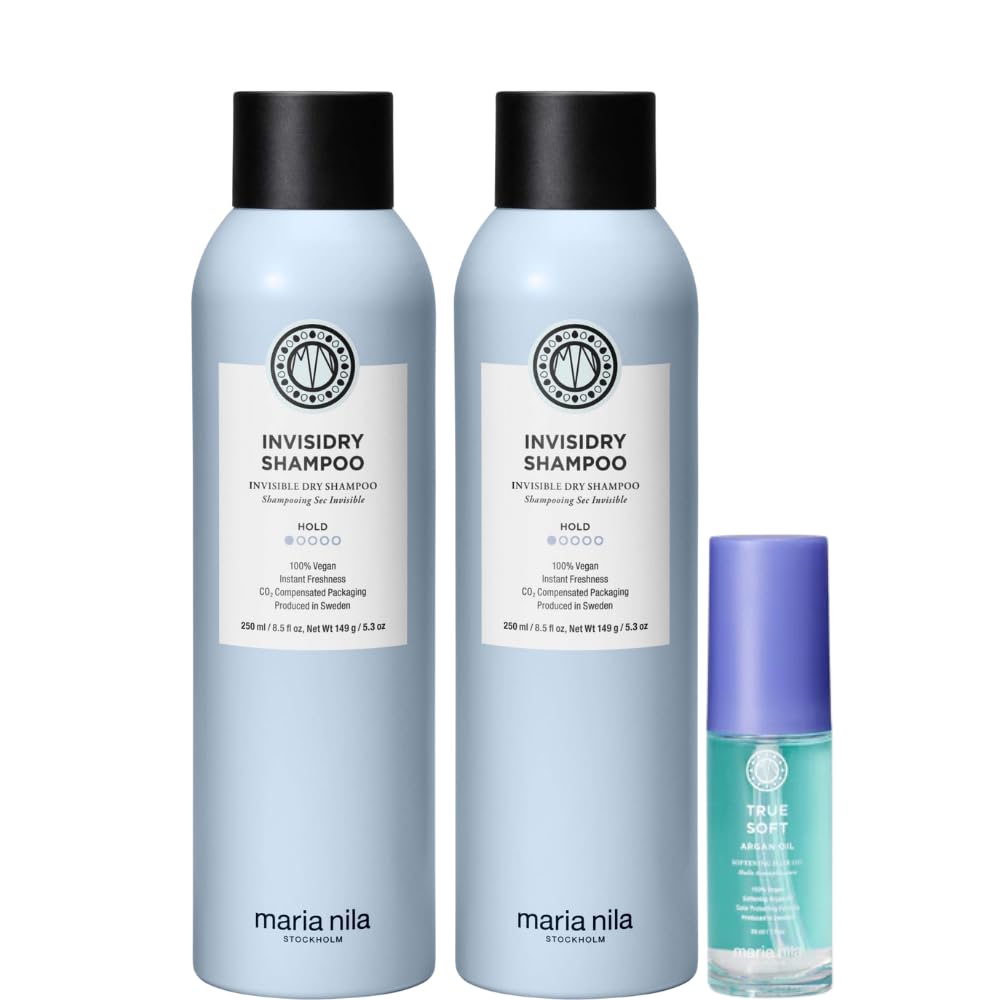 MN Invisidry Shampoo 2x 250 ml + True Soft Argan Oil 30 ml