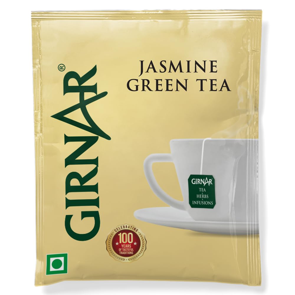 Girnar Green Tea with Jasmine (10 Tea Bags) - Image 6 thumbnail