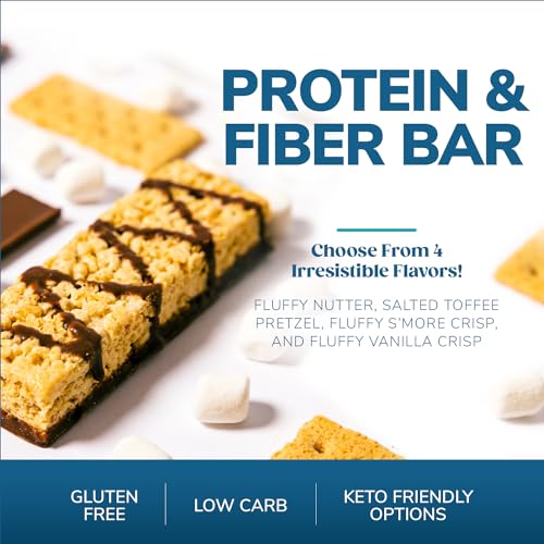 Wonderslim Protein & Fiber Bar, Fluffy S'More Crisp thumb #2