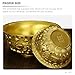 Cabilock 260g Brass Treasure Bowl Decorative Gold Basin for Home Office and Restaurant Creative Feng Shui Ornament Diameter for Collecting and Giving Random Style