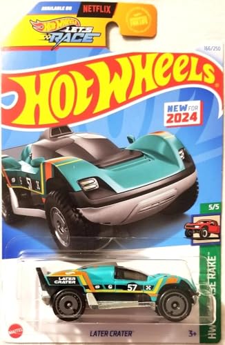 Hot Wheels Later Crater Die-Cast Car Verde 2024 miniatura 1