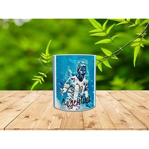 Genérico Taza personalizada Argentina mundial de Qatar messi 10 bandera Cover
