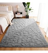 Blivonta Area Rugs for Bedroom Living Room, 4x6 Soft Large Fluffy Fuzzy Shag Plush Furry Carpet, ...