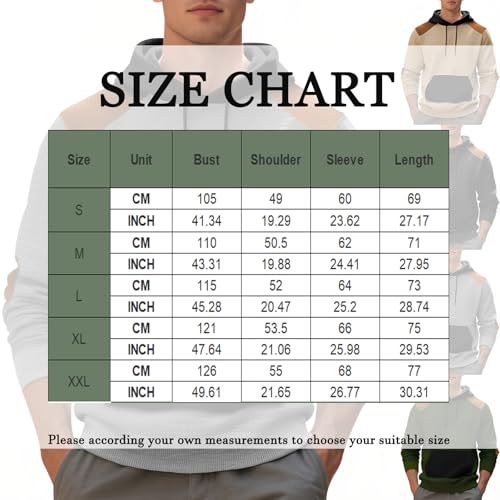 Hoodies Men Cotton Plaid Jacquard Sweatshirts Fall Winter Pullover Hooded Neck Tops Casual Sweatshirts With Pocket3