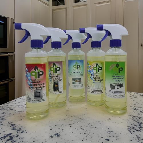 Russ- & Nikotinreiniger Profi Power (5L) - Nikotin Entferner – Ruß Entferner – Nikotin Entferner Reiniger – Küchenmöbel- Fensterrahmen Reiniger