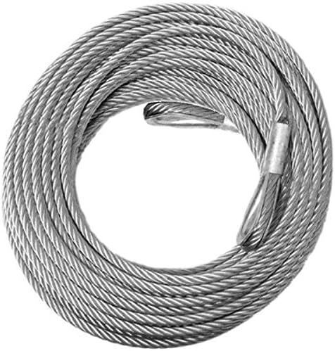 Cable de repuesto para cabrestante de 3/8 pulgadas x 50 pies (resistencia de 14,400 libras) (recuperación de vehículos)