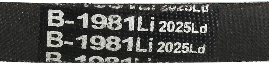 Courroie Trapézoïdale B-1981/B78 78 Pouces - Courroie Transmission Caoutchouc Puissance Industrielle